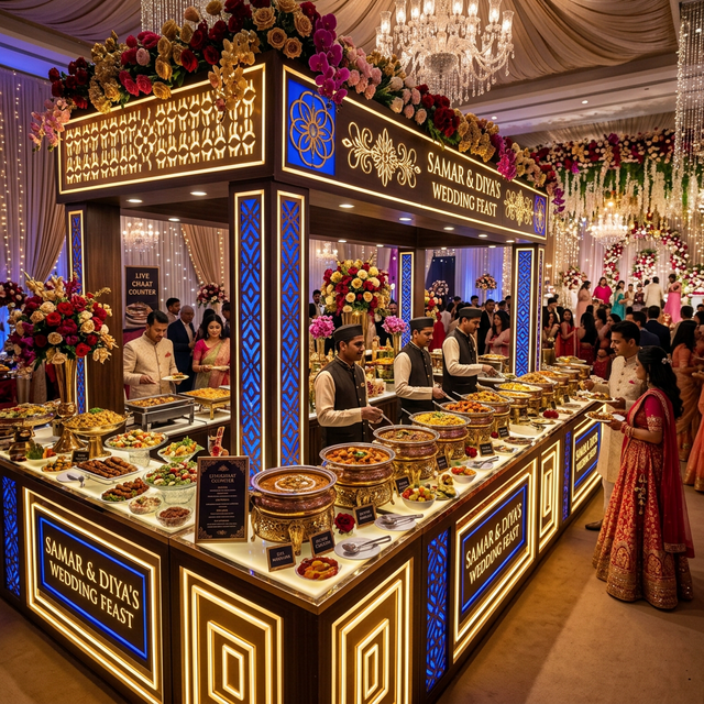 Live Counter Setup Chacha Events Planner